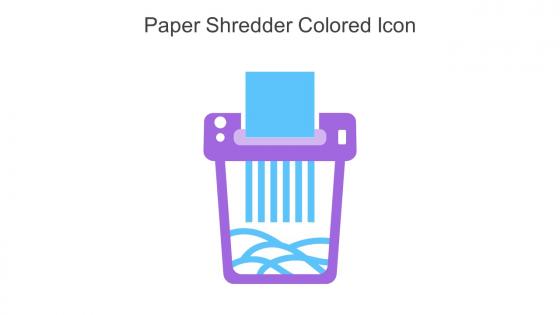 Paper Shredder Colored Icon In Powerpoint Pptx Png And Editable Eps Format