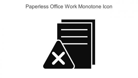 Paperless Office Work Monotone Icon In Powerpoint Pptx Png And Editable Eps Format