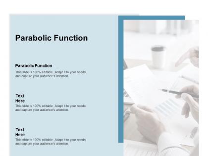 Parabolic function ppt powerpoint presentation infographic template slideshow cpb