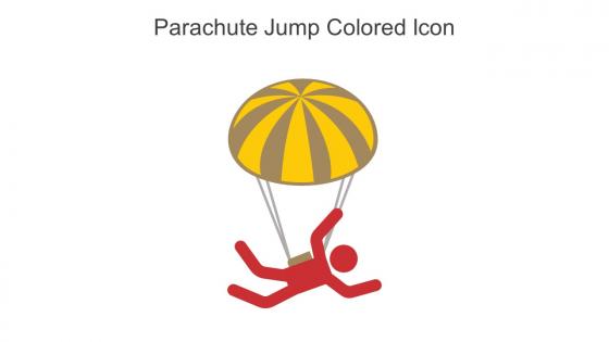 Parachute Jump Colored Icon In Powerpoint Pptx Png And Editable Eps Format