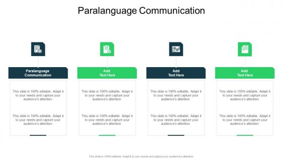 Paralanguage Communication In Powerpoint And Google Slides Cpb