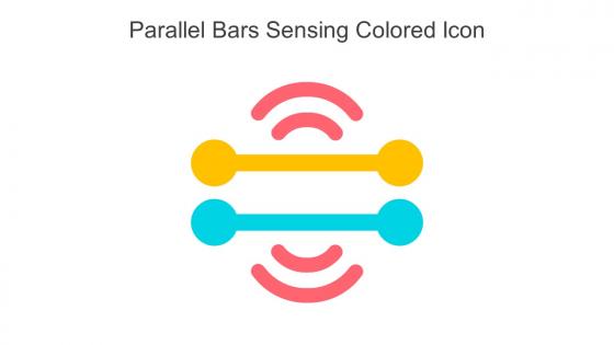 Parallel Bars Sensing Colored Icon In Powerpoint Pptx Png And Editable Eps Format