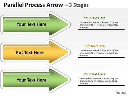 Parallel process arrow 3 stages 32