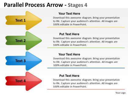 Parallel process arrow stages 30