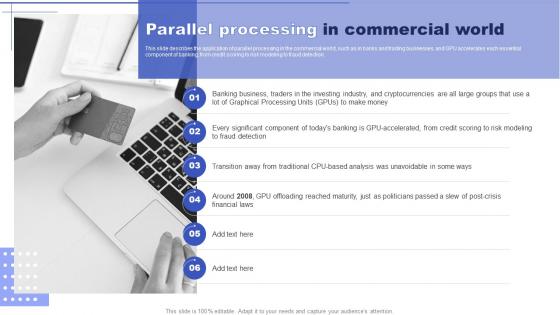 Parallel Processing Applications Parallel Processing In Commercial World