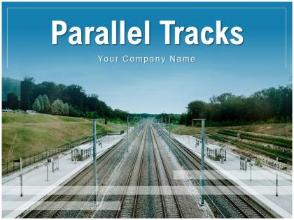 Parallel Tracks Horizontal Countryside Indication Arrows