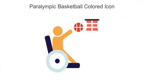 Paralympic Basketball Colored Icon In Powerpoint Pptx Png And Editable Eps Format