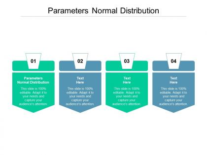 Parameters normal distribution ppt powerpoint presentation portfolio deck cpb