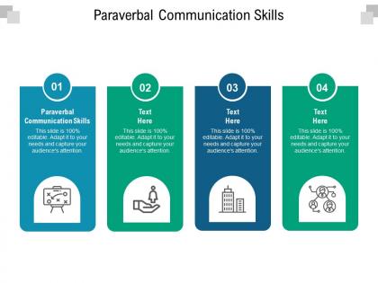 Paraverbal communication skills ppt powerpoint presentation styles slide download cpb