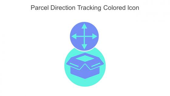 Parcel Direction Tracking Colored Icon In Powerpoint Pptx Png And Editable Eps Format