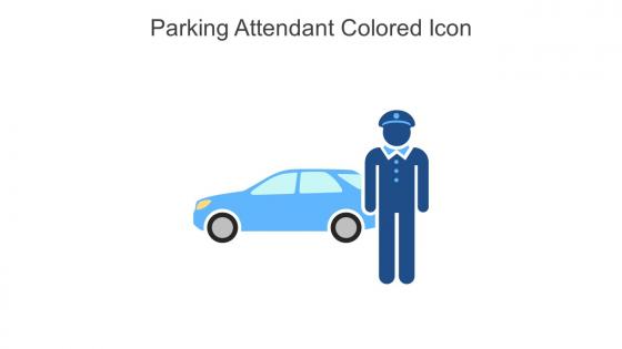 Parking Attendant Colored Icon In Powerpoint Pptx Png And Editable Eps Format