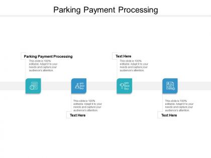 Parking payment processing ppt powerpoint presentation icon slides cpb