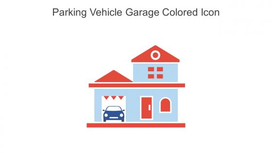 Parking Vehicle Garage Colored Icon In Powerpoint Pptx Png And Editable Eps Format