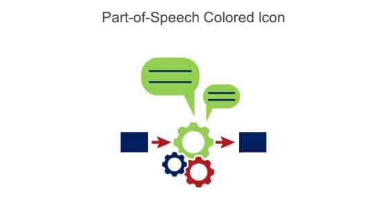 Part Of Speech Colored Icon In Powerpoint Pptx Png And Editable Eps Format