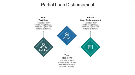 Partial loan disbursement ppt powerpoint presentation slides layouts cpb