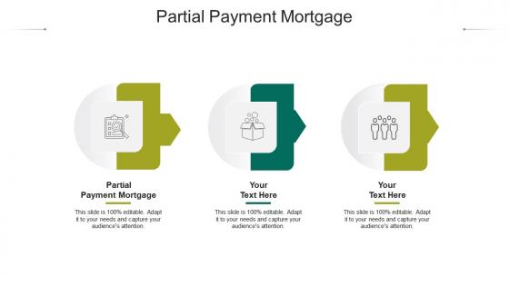 Partial payment mortgage ppt powerpoint presentation gallery clipart images cpb