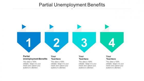 Partial unemployment benefits ppt powerpoint presentation professional icon cpb
