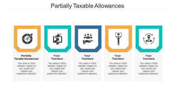 Partially taxable allowances ppt powerpoint presentation inspiration shapes cpb