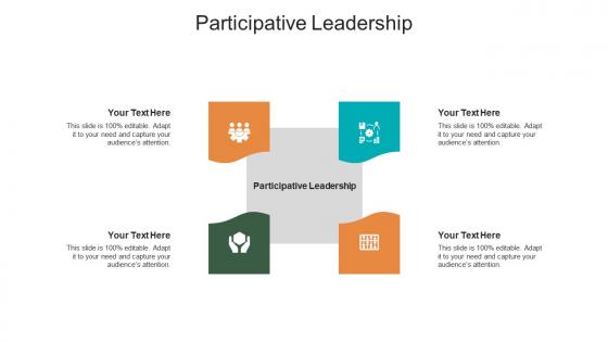 Participative leadership ppt powerpoint presentation infographics design inspiration cpb