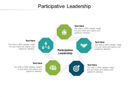 Participative leadership ppt powerpoint presentation slides designs download cpb