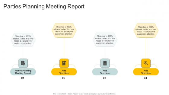Parties Planning Meeting Report In Powerpoint And Google Slides Cpb
