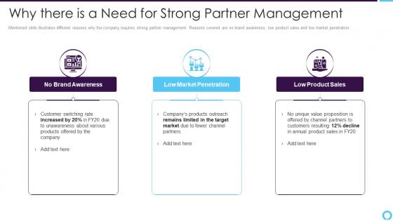 Partner relationship management why there is a need for strong partner management