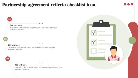 Partnership Agreement Criteria Checklist Icon