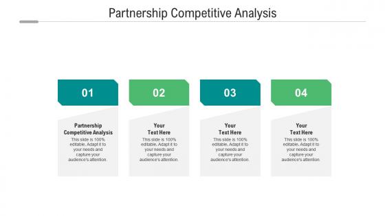 Partnership competitive analysis ppt powerpoint presentation model background images cpb