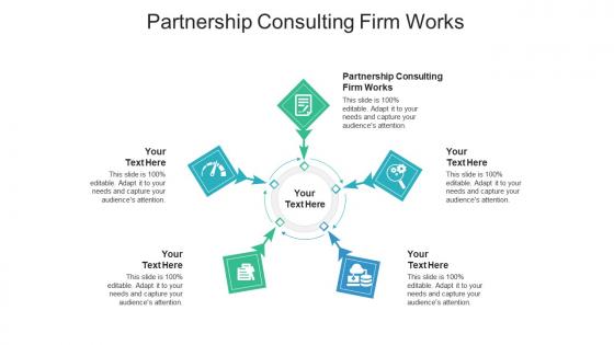 Partnership consulting firm works ppt powerpoint presentation file example topics cpb