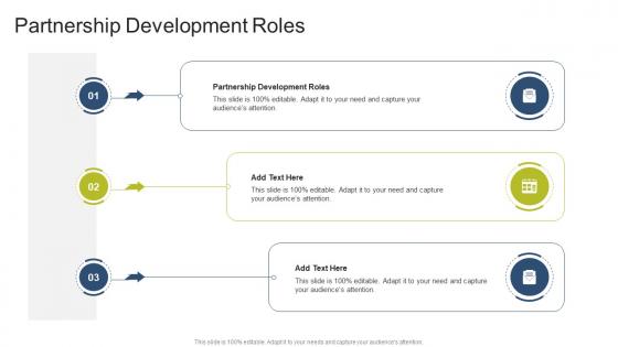 Partnership Development Roles In Powerpoint And Google Slides Cpb