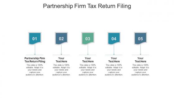Partnership firm tax return filing ppt powerpoint presentation infographics file formats cpb