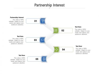 Partnership interest ppt powerpoint presentation infographics summary cpb