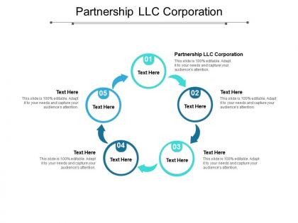 Partnership llc corporation ppt powerpoint presentation professional mockup cpb