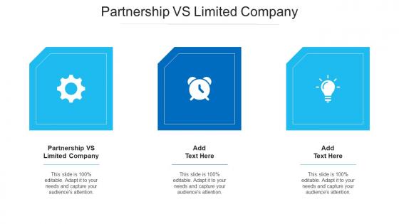 Partnership VS Limited Company Ppt Powerpoint Presentation Pictures Cpb