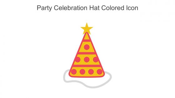 Party Celebration Hat Colored Icon In Powerpoint Pptx Png And Editable Eps Format