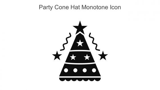 Party Cone Hat Monotone Icon In Powerpoint Pptx Png And Editable Eps Format