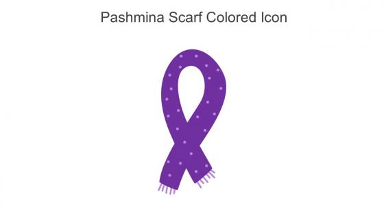 Pashmina Scarf Colored Icon In Powerpoint Pptx Png And Editable Eps Format