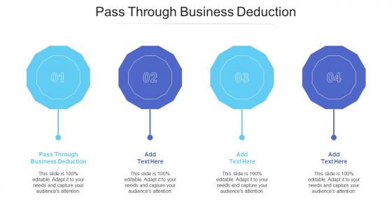 Pass Through Business Deduction Ppt Powerpoint Presentation Outline Cpb