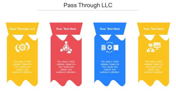Pass Through Llc Ppt Powerpoint Presentation Slides Clipart Images Cpb