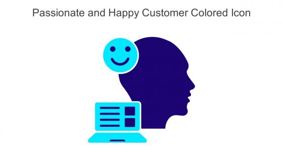 Passionate And Happy Customer Colored Icon Icon In Powerpoint Pptx Png And Editable Eps Format