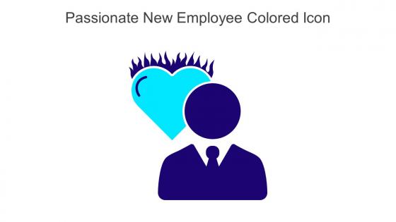 Passionate New Employee Colored Icon Icon In Powerpoint Pptx Png And Editable Eps Format