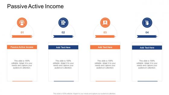 Passive Active Income In Powerpoint And Google Slides Cpb