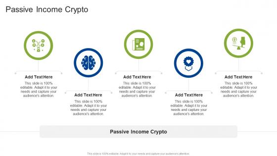Passive Income Crypto In Powerpoint And Google Slides Cpb