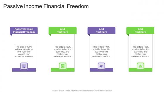 Passive Income Financial Freedom In Powerpoint And Google Slides Cpb