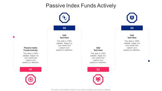 Passive Index Funds Actively In Powerpoint And Google Slides Cpb