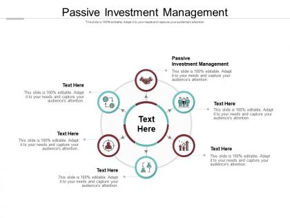 Passive investment management ppt powerpoint presentation outline inspiration cpb