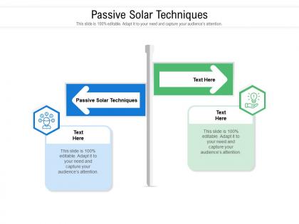 Passive solar techniques ppt powerpoint presentation portfolio files cpb