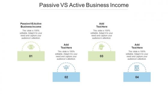 Passive VS Active Business Income In Powerpoint And Google Slides Cpb