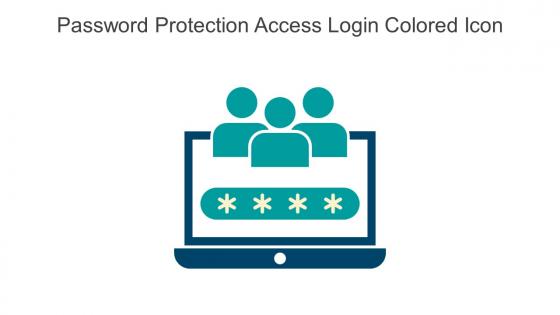 Password Protection Access Login Colored Icon In Powerpoint Pptx Png And Editable Eps Format