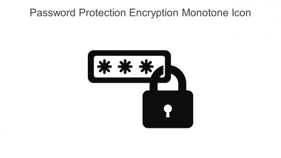 Password Protection Encryption Monotone Icon In Powerpoint Pptx Png And Editable Eps Format